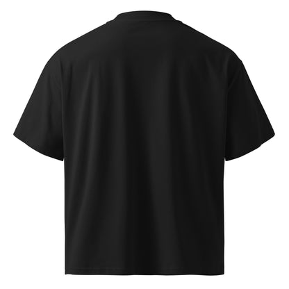 L’Empreinte — t-shirt oversize noir, vue produit de dos