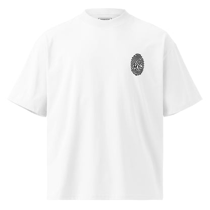 Le Manifeste — t-shirt oversize blanc, vue produit de face