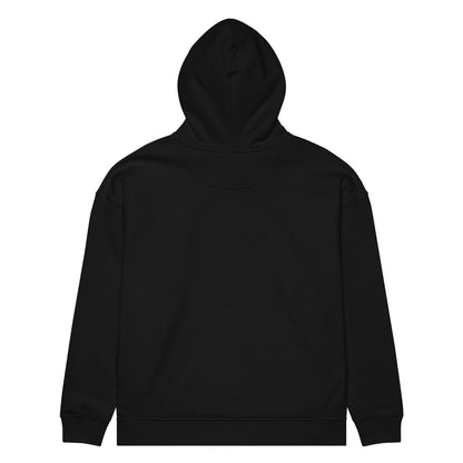 Le Hoodie Signature — hoodie oversize noir, vue produit de dos